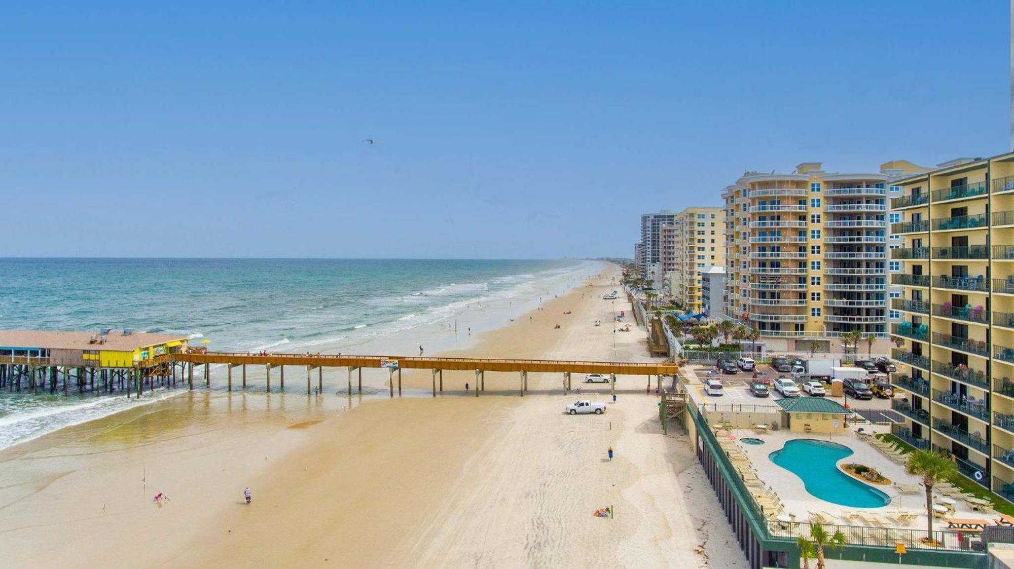 Ocean Views From Your Private Balcony! Sunglow Resort 606 By Brightwild Дейтона-Бич-Шорс Экстерьер фото